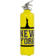 Extincteur design NY Statue jaune