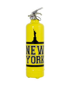 Extincteur design NY Statue jaune