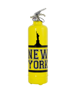 Fire extinguisher design NY Statue yellow