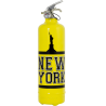 Estintore design NY Statue giallo