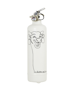 Estintore design Vache qui Rit Dessin bianco