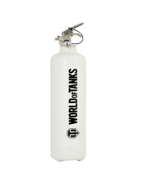 Estintore design World of Tanks Classic bianco
