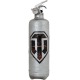 Estintore vintage World of Tanks logo design nero