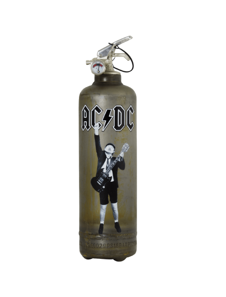 Fire extinguisher vintage ACDC Guitar