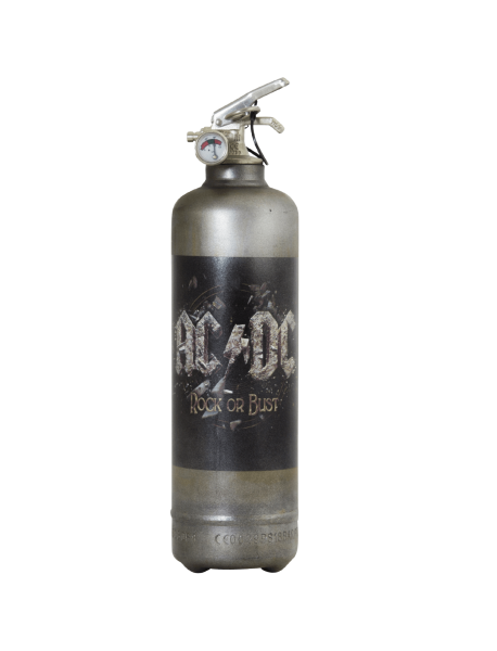 Fire extinguisher vintage ACDC Rock or Bust