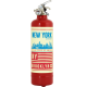 Fire extinguisher design Brooklyn red