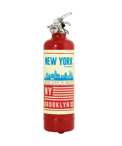 Extincteur design Brooklyn rouge