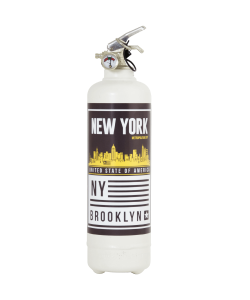 Estintore design Brooklyn bianco