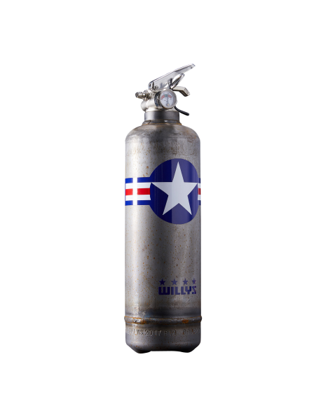 Fire extinguisher design Willys Star vintage
