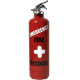 Fire extinguisher design emergency red
