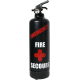 extincteur design emergency noir