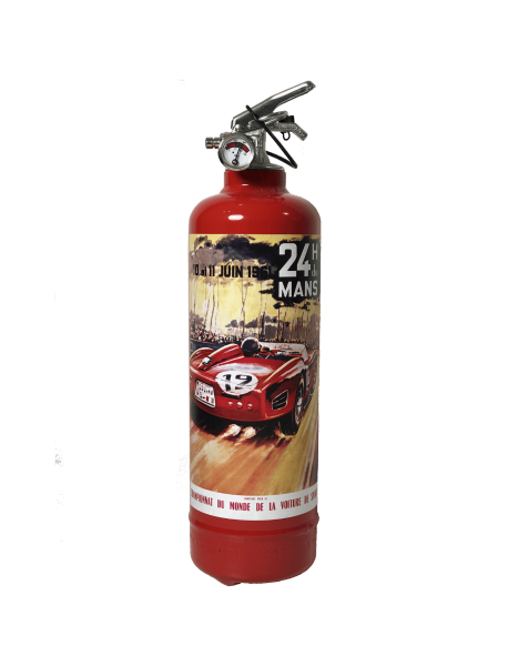 Estintore fuoco auto 24H Le Mans 1961 rosso