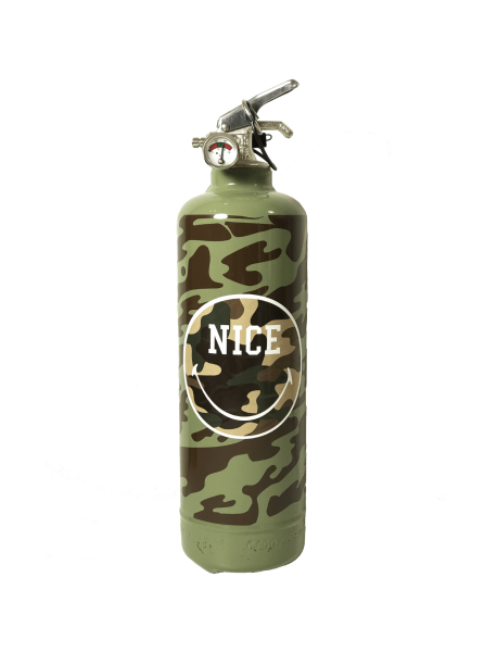 Fire extinguisher design Smiley Nice Military khaki