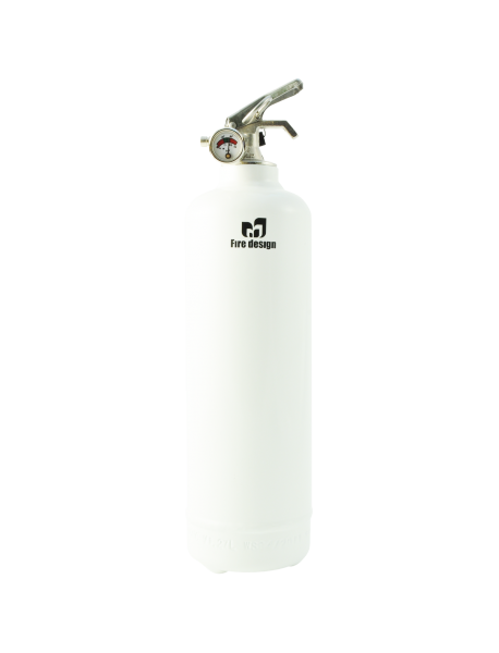Fire extinguisher white