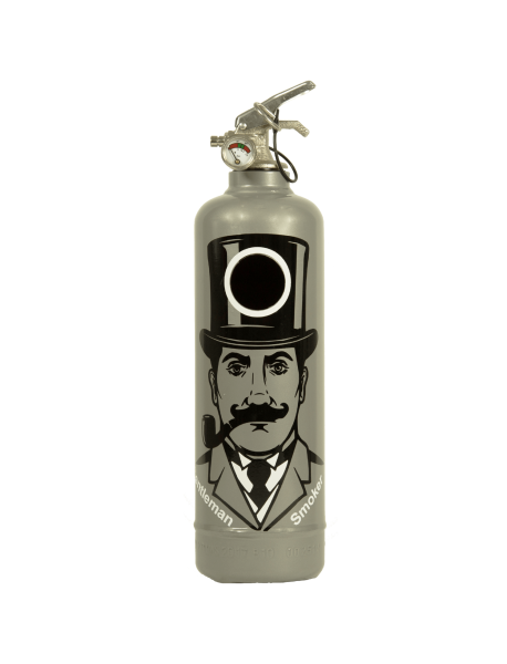 Cendrier design Gentleman Smoker gris 