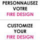 Personnalisez votre extincteur Fire design