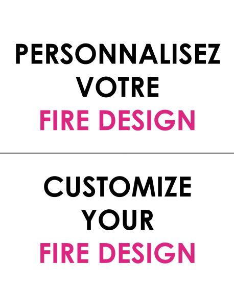 Personnalisez votre extincteur Fire design