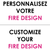Personnalisation de votre extincteur LUXE