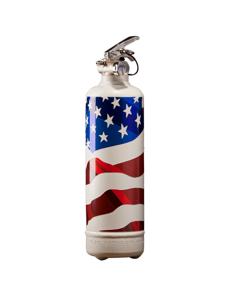 Extincteur design USA flag