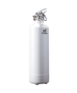 Fire extinguisher design white