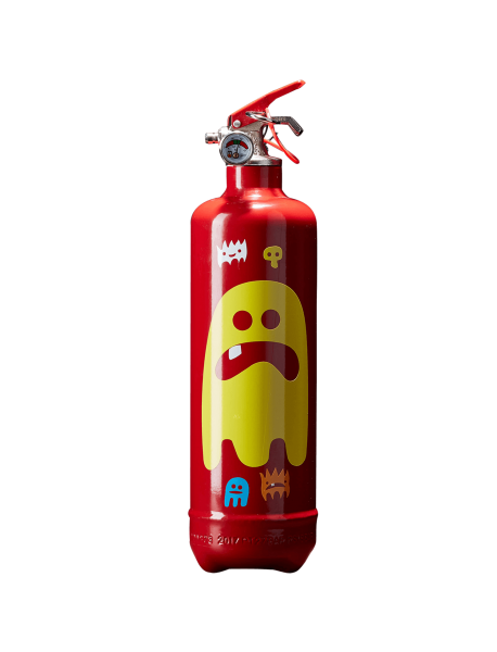 Fire extinguisher design AKLH Ghost red