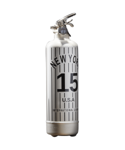 Extincteur design New York Baseball blanc