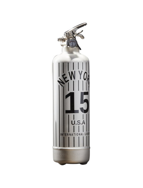 Fire extinguisher design New York Baseball white