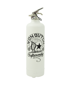 Fire extinguisher design Von Dutch Craftsmanship white