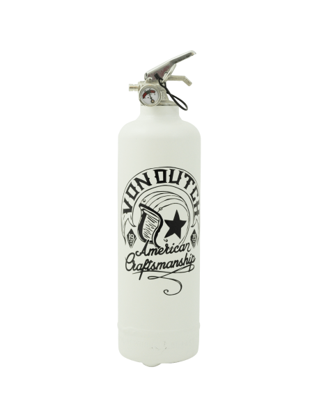 Estintore design Von Dutch Craftsmanship bianco