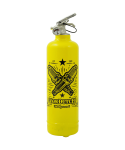 Fire extinguisher design Von Dutch Hollywood yellow