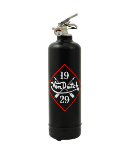 Fire extinguisher design Von Dutch Logo 1929 black