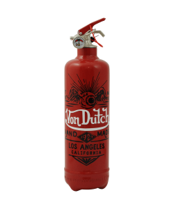 Fire extinguisher design Von Dutch Los Angeles red