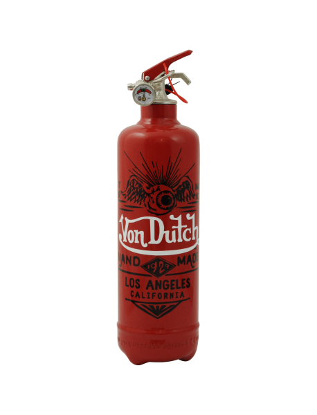 Fire extinguisher design Von Dutch Los Angeles red