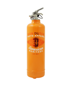 Fire extinguisher design Von Dutch Moto Apparel orange