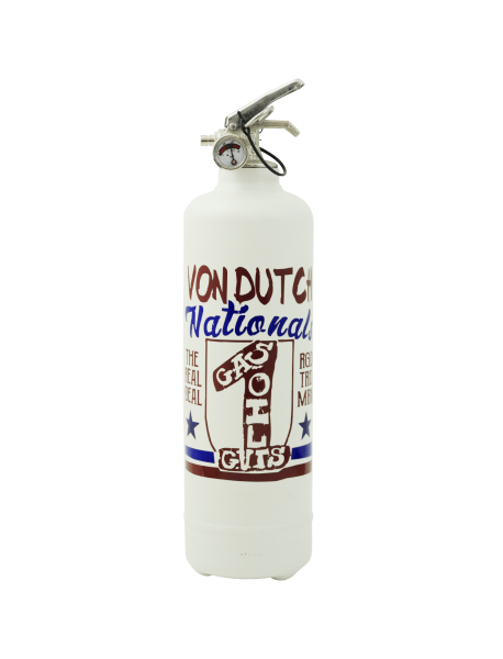 Extincteur design Von Dutch Nationals blanc