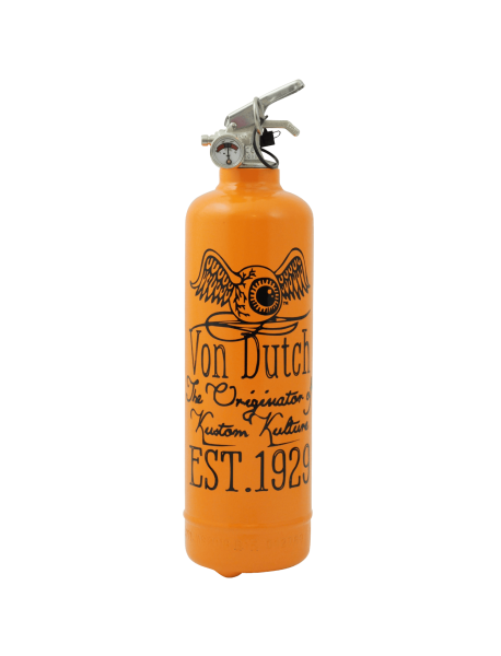 Extincteur design Von Dutch Origination orange