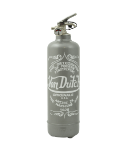 Extincteur design Von Dutch Originator gris blanc