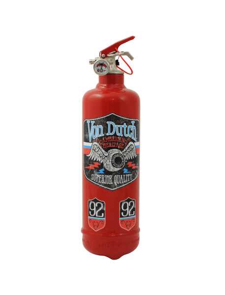 Estintore design Von Dutch Superior Quality rosso