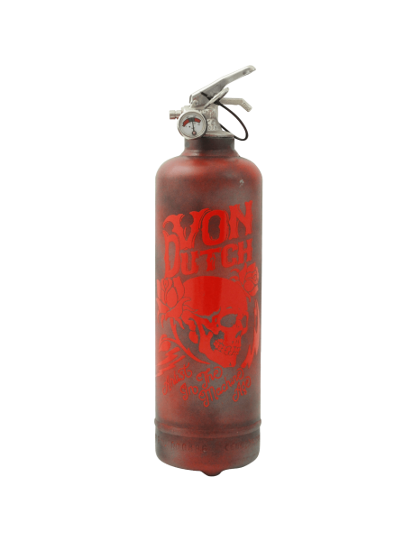 Fire extinguisher vintage Von Dutch Skull Artist