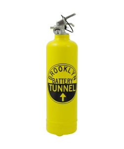 Extincteur déco MTA Brooklyn Tunnel jaune
