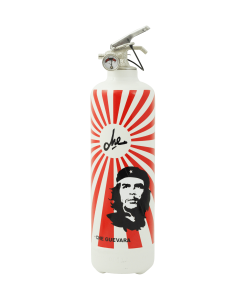 Designer fire extinguisher Che Guevara Rayons white