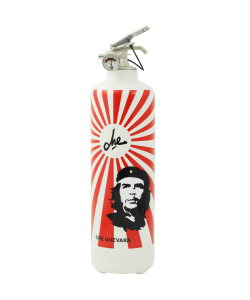 Extincteur design Che Guevara Rayons blanc
