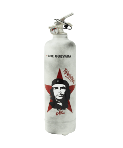 Designer fire extinguisher Che Guevara Revolution white