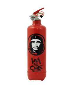 Designer fire extinguisher Che Guevara Viva red