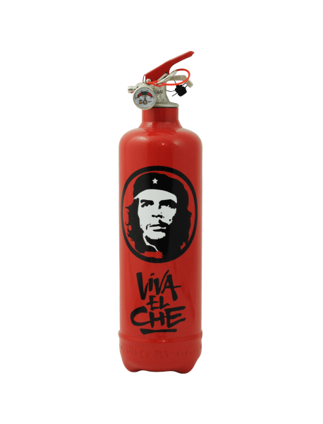 Extincteur design Che Guevara Viva rouge