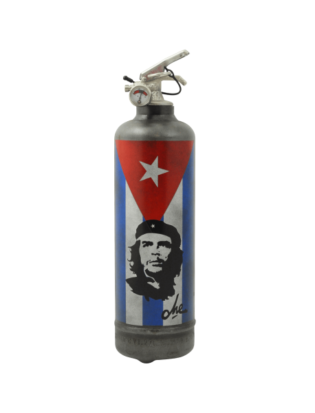 Designer fire extinguisher Che Guevara Flag vintage