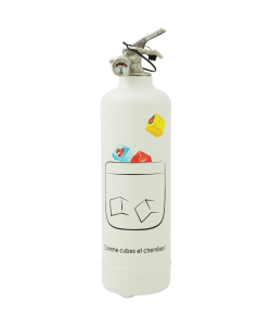 Designer fire extinguisher kitchen Apericube Chemises white