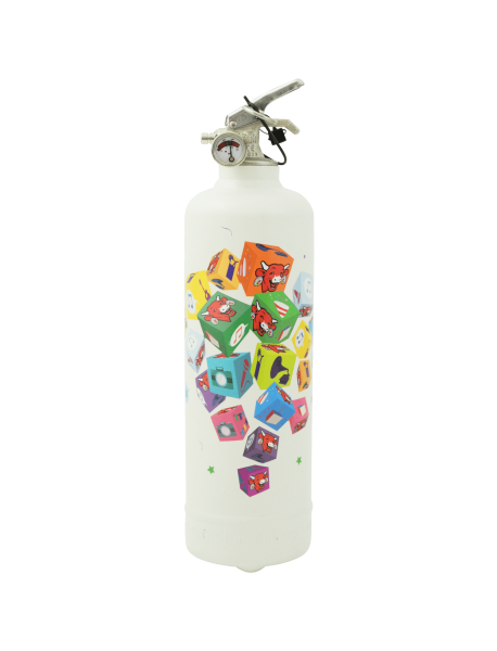 Designer fire extinguisher kitchen Apericube color white