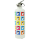 Designer fire extinguisher Champs Élysées white multicolor