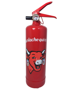 Fire extinguisher design Vache qui Rit Classic red